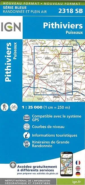 2318 SB PITHIVIERS 1 25 000