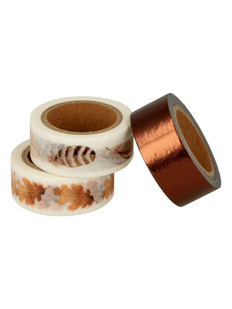 3 Masking Tape Automne 15 mm x 5 m - N/A