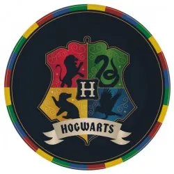 8 assiettes en cartons Harry Potter - Les 4 Maisons de Poudlard