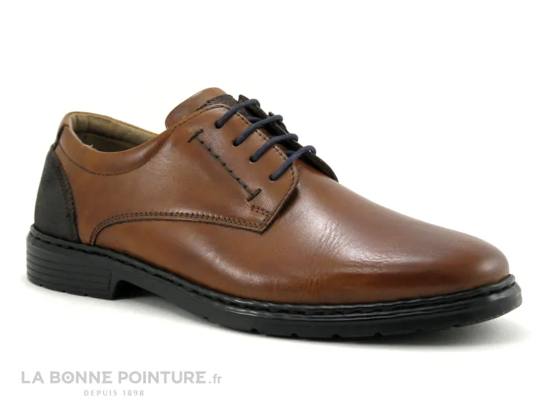 Achat chaussures Josef Seibel Homme Ville / Travail, vente Josef Seibel - 42801 ALASTAIR 01 Cognac - Chaussure derbi Homme cuir 