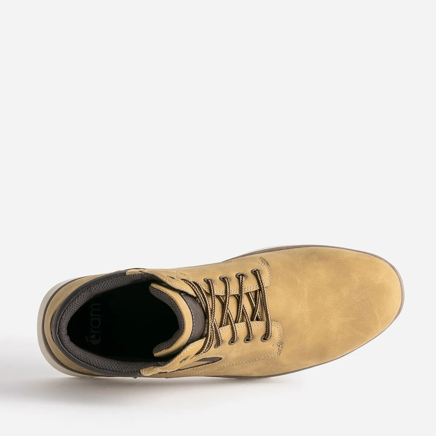 Basket jaune ocre et marron - Baskets / Tennis Homme | ERAM