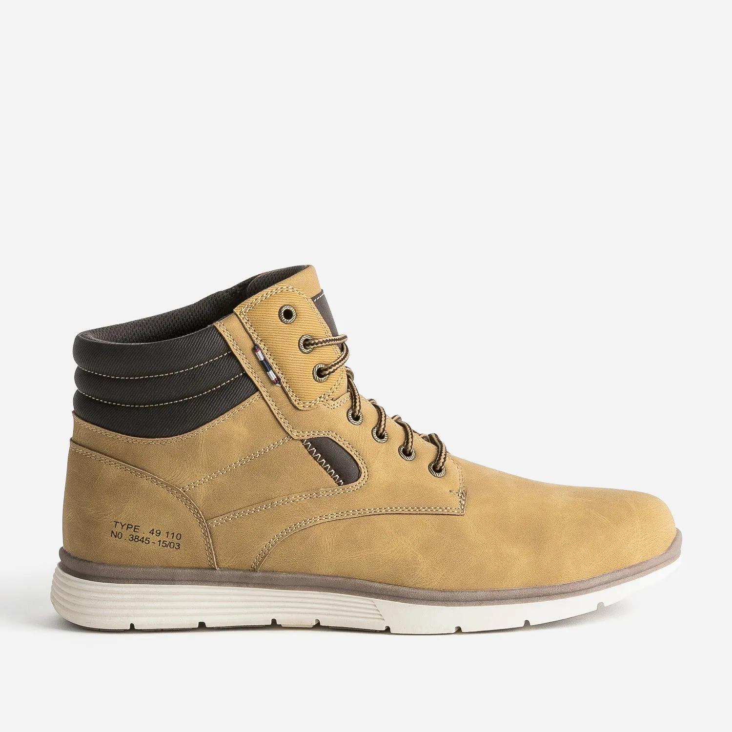 Basket jaune ocre et marron - Baskets / Tennis Homme | ERAM