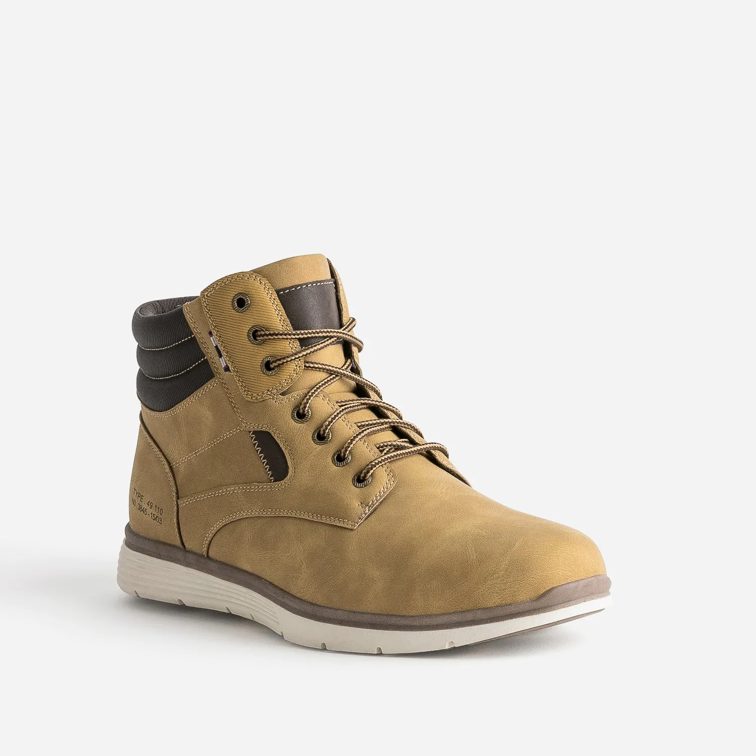 Basket jaune ocre et marron - Baskets / Tennis Homme | ERAM