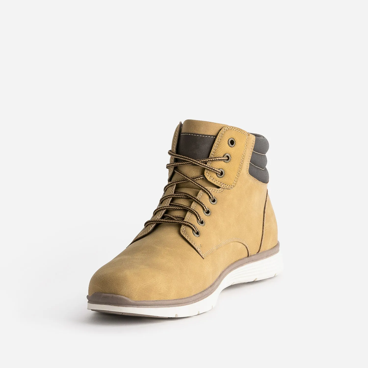 Basket jaune ocre et marron - Baskets / Tennis Homme | ERAM