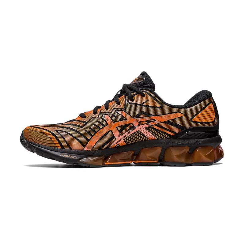 BASKETS ASICS GEL-QUANTUM 360 VII NOIRES ET ORANGES