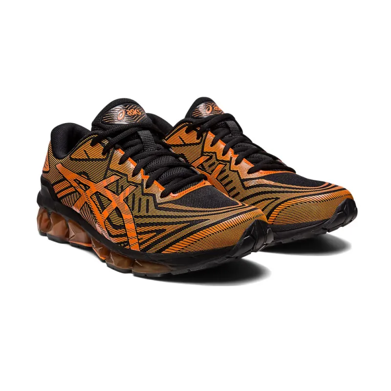 BASKETS ASICS GEL-QUANTUM 360 VII NOIRES ET ORANGES