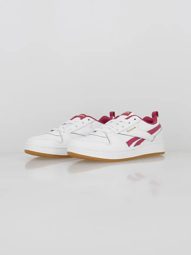 Baskets basses royal prime 2.0 magenta blanc enfant - Reebok | wimod