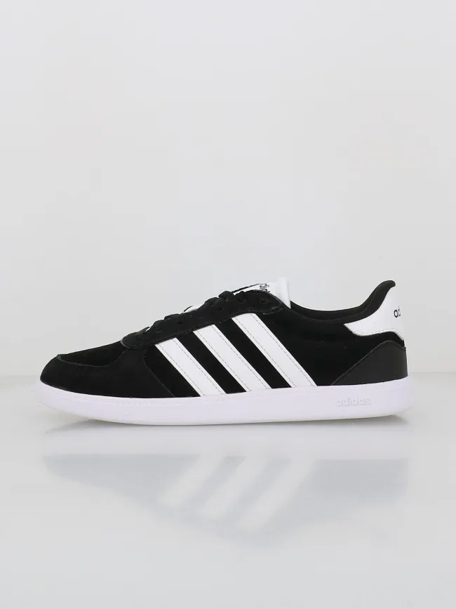 Baskets breaknet sleek suédé noir femme - Adidas | wimod