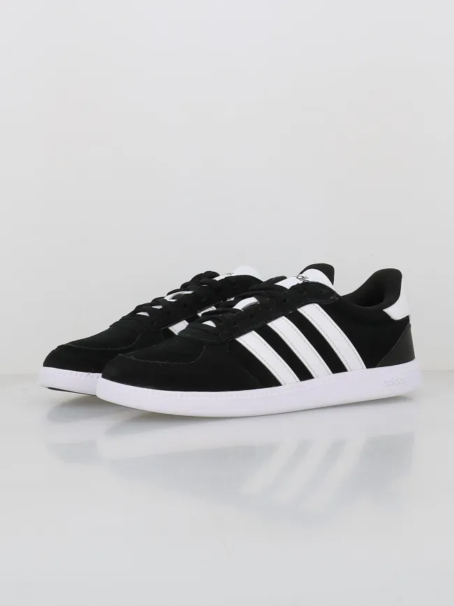 Baskets breaknet sleek suédé noir femme - Adidas | wimod