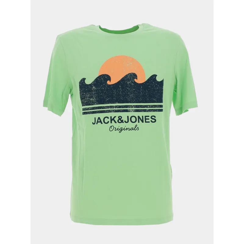 Baskets en toile gorgon blanc homme - Jack & Jones | wimod