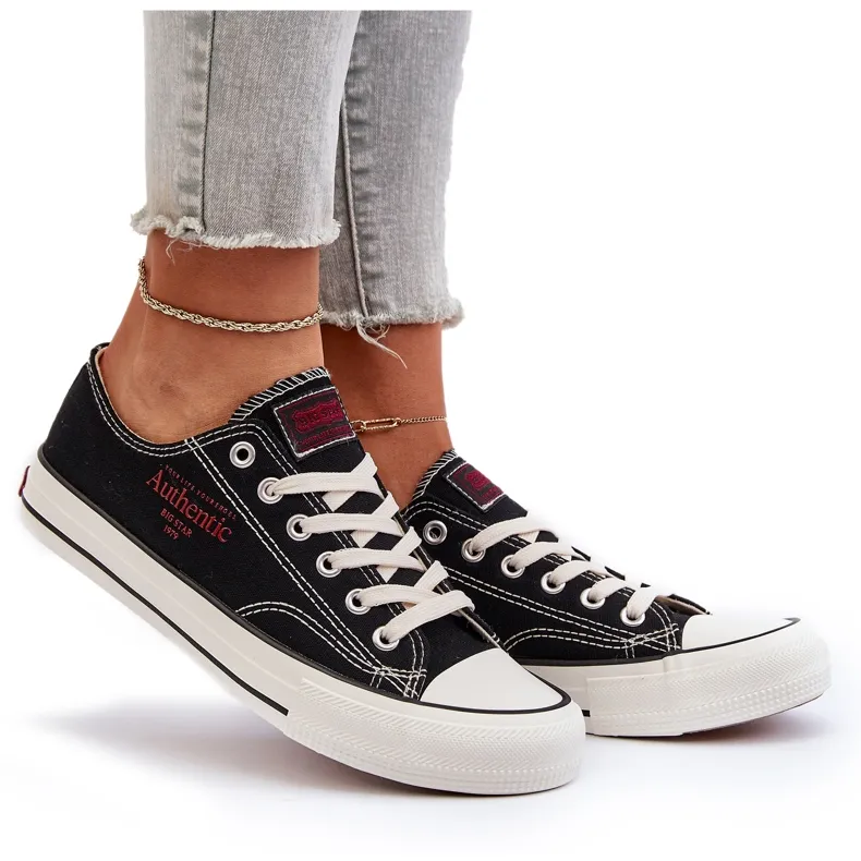 Baskets Femme Big Star NN274234 Noir le noir