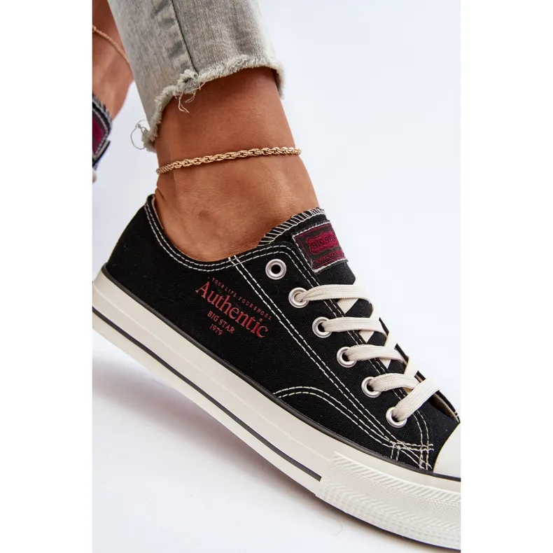 Baskets Femme Big Star NN274234 Noir le noir