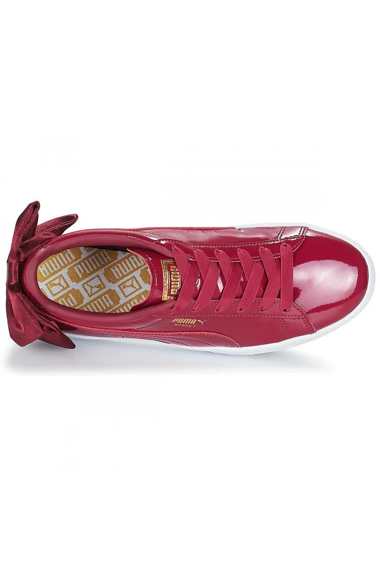 Baskets Puma Bow Patent Wn's tibetan red