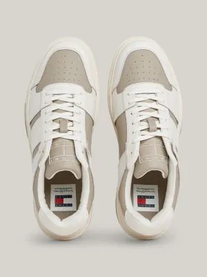 Baskets The Brooklyn colour-block en cuir | Gris | Tommy Hilfiger