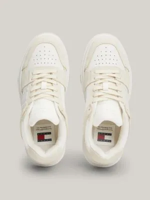 Baskets The Brooklyn en daim multitextures | BEIGE | Tommy Hilfiger