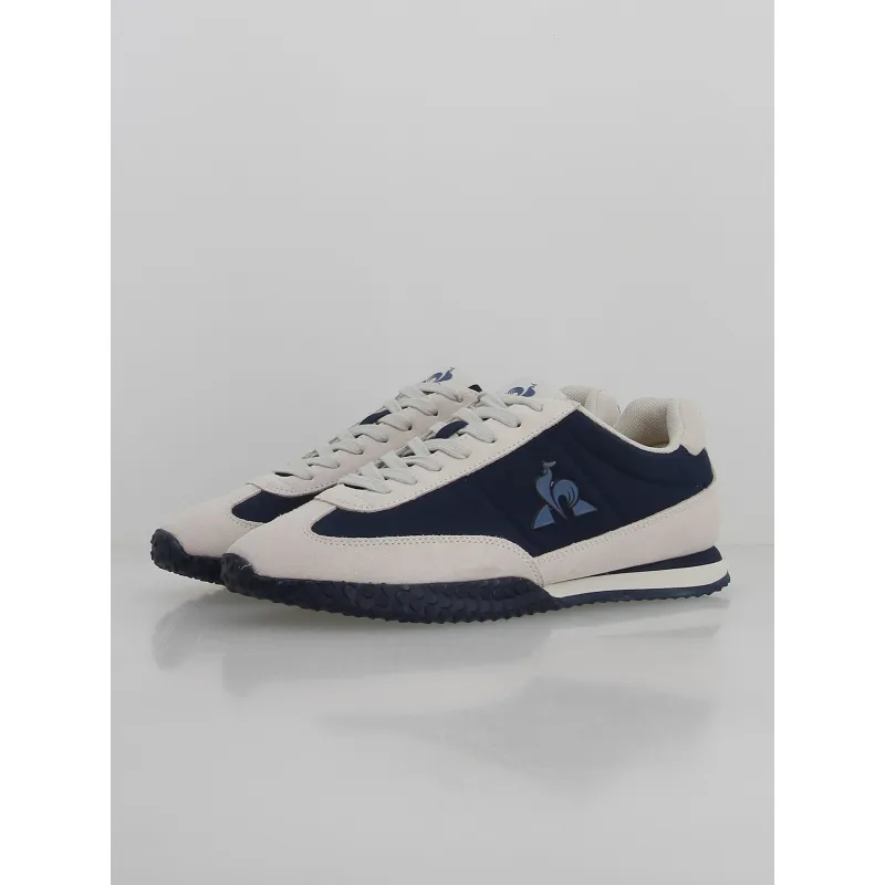 Baskets veloce bleu marine beige homme - Le Coq Sportif | wimod