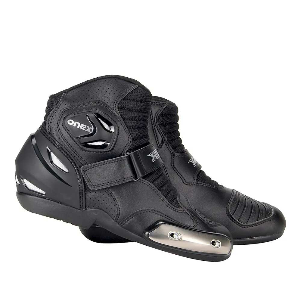 Bottes de moto antidérapantes pour course