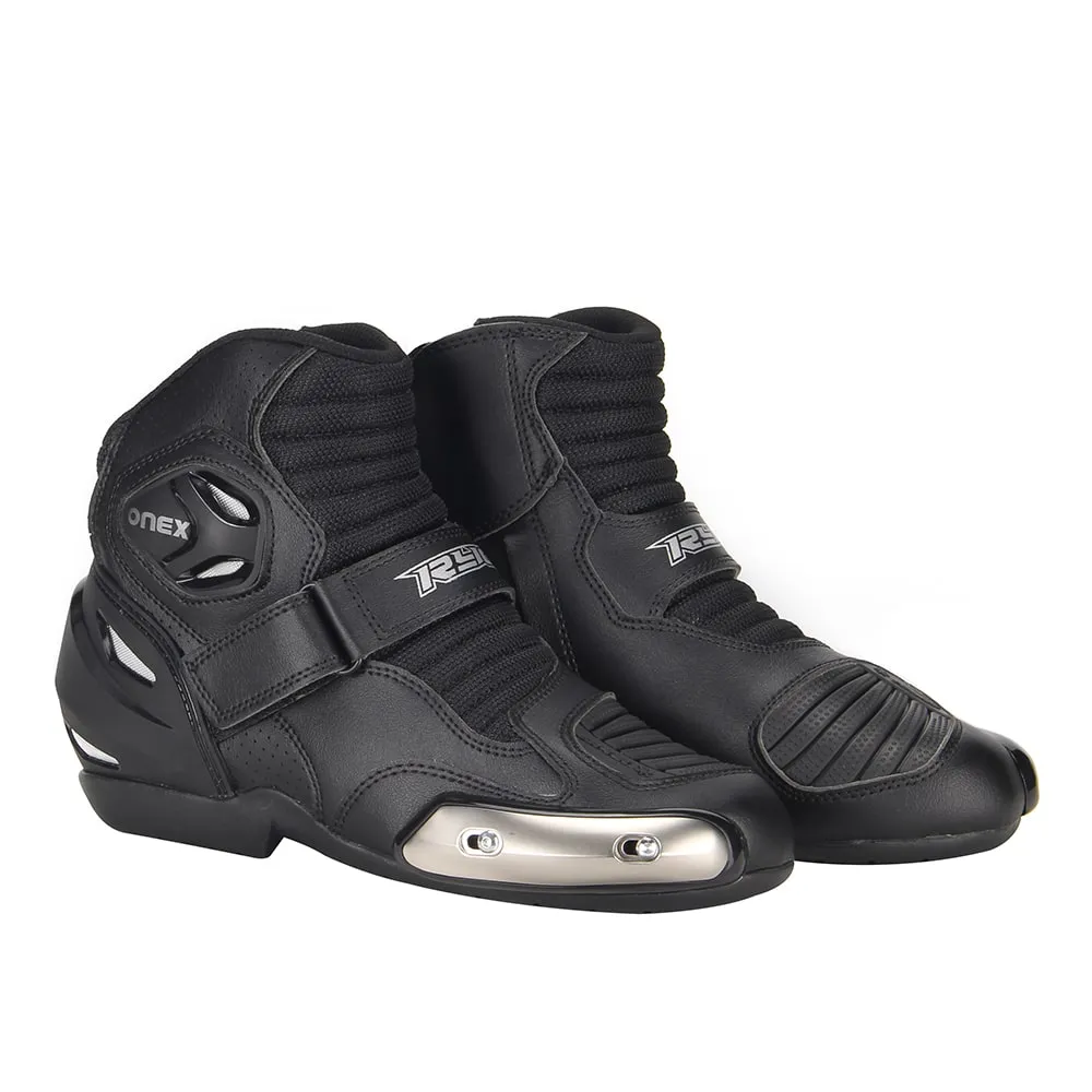 Bottes de moto antidérapantes pour course