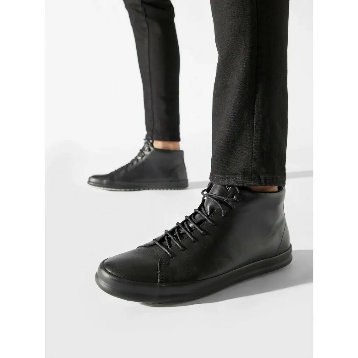 Bottines Homme - Chasis Sport noir en cuir | 3 Suisses