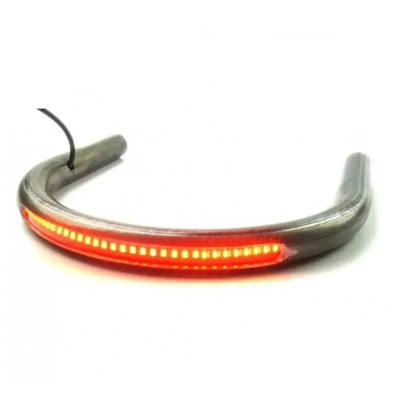 Boucle arriere café racer 230mm + Eclairage LED