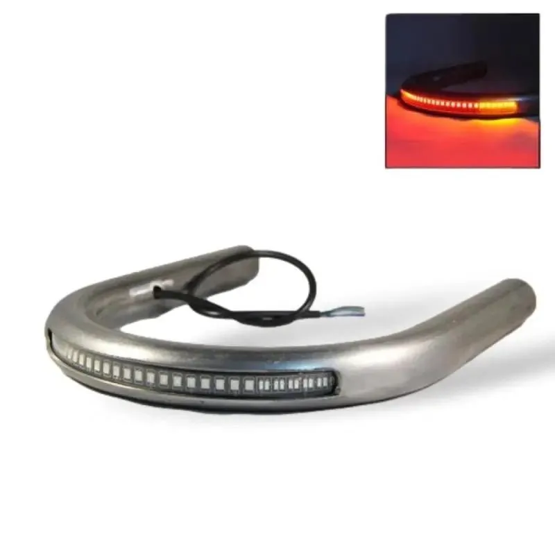 Boucle arriere café racer 230mm + Eclairage LED