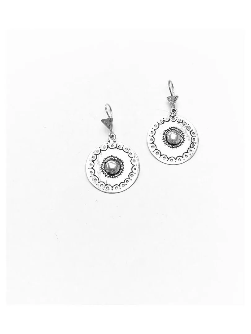 Boucles d'oreille touareg en argent, Bijoucolor - Argent