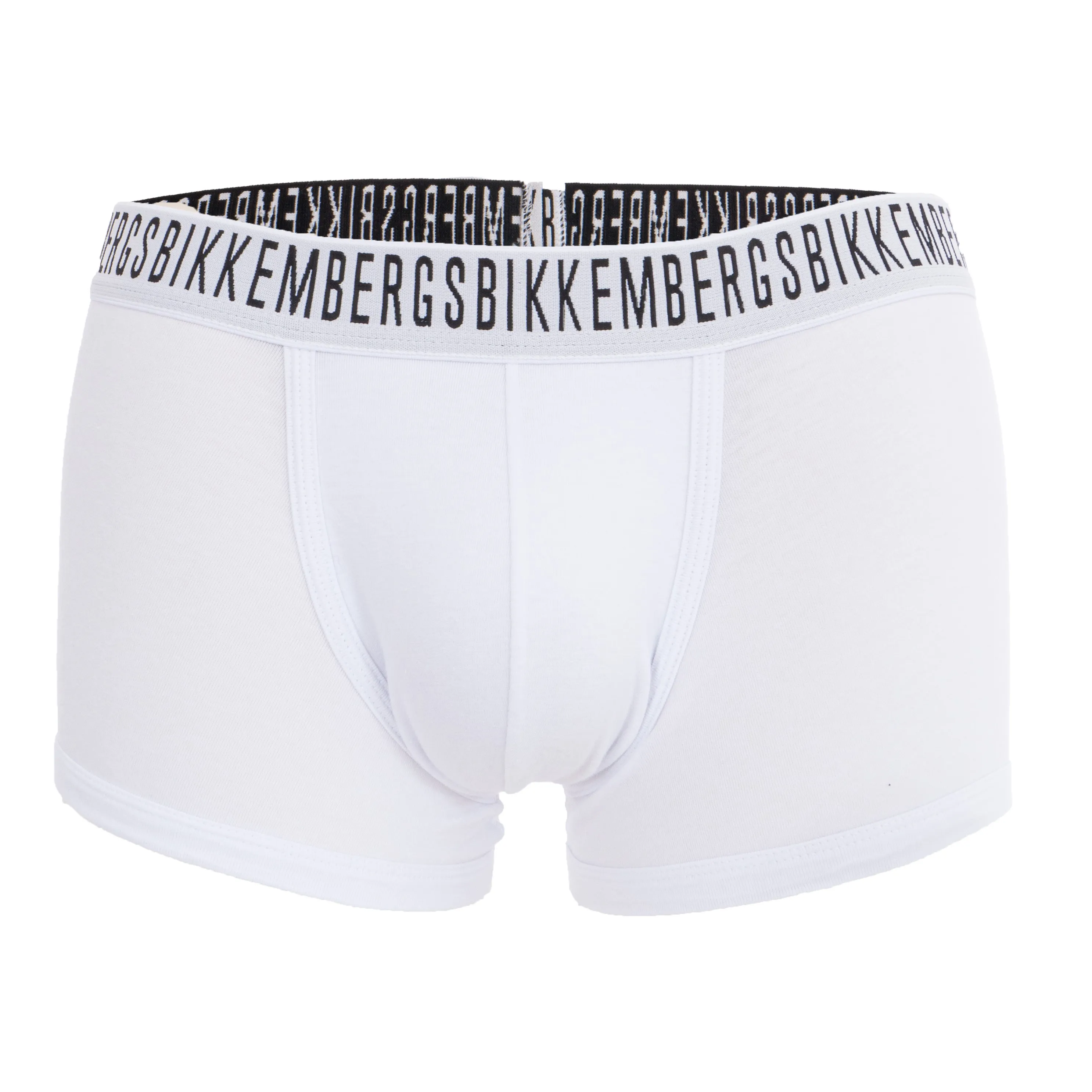 Boxer Stretch Cotton blanc - BIKKEMBERGS : vente shorty boxers homm...