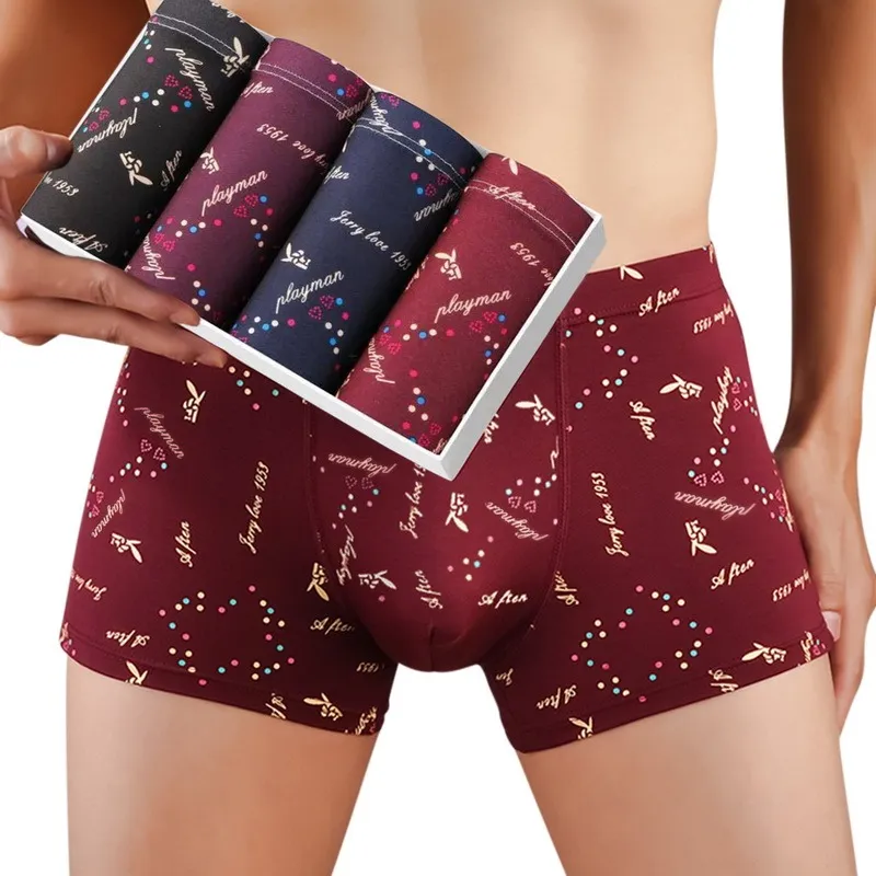 Boxers 4 pièces pour hommes