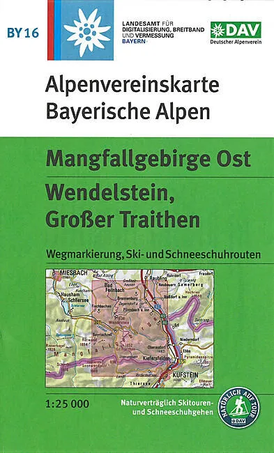 BY 16 MANGFALLGEBIRGE OST 1 25 000