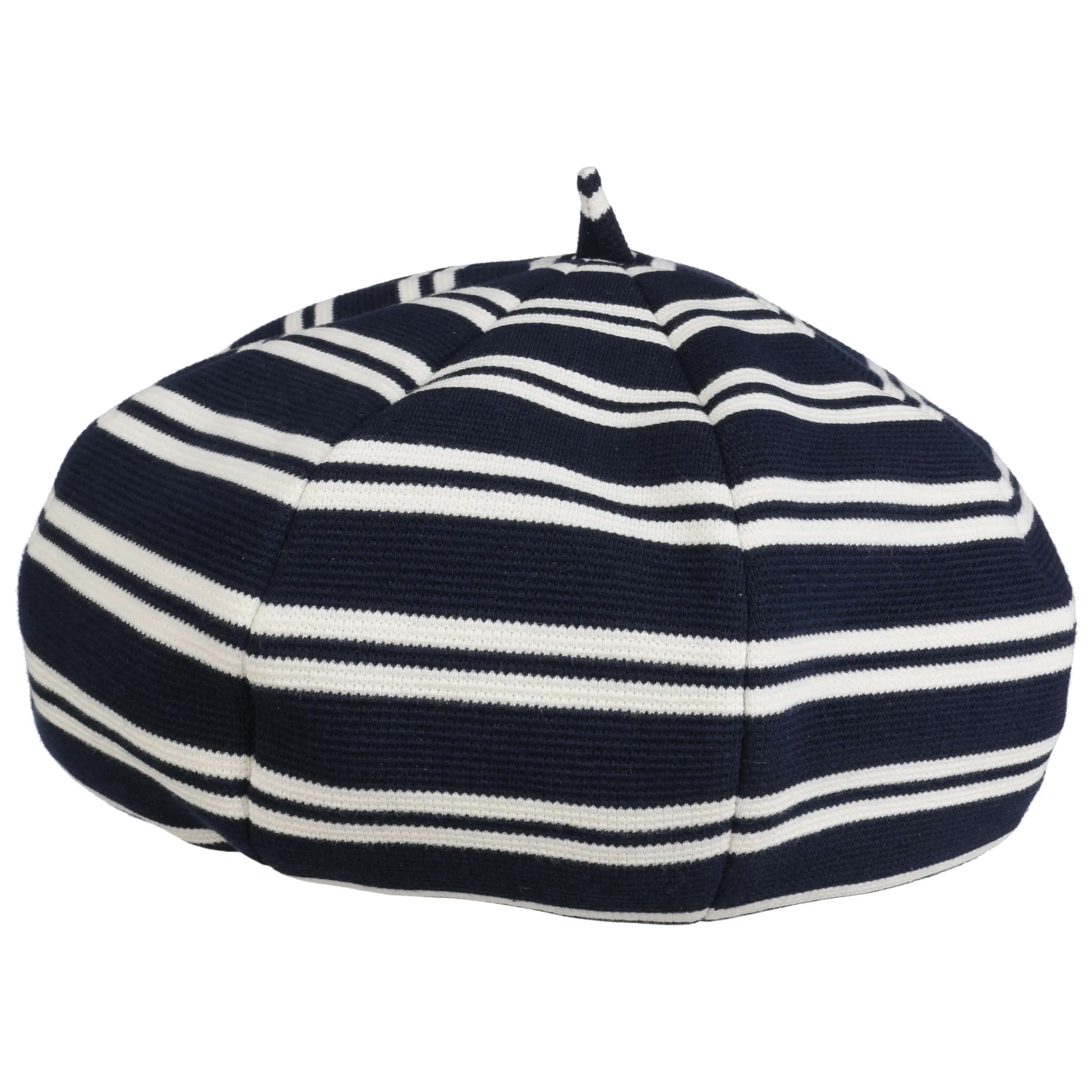 Béret Twotone Stripes by McBURN --> Chapeaux, casquettes & bonnets en ligne ▷ Chapeaushop