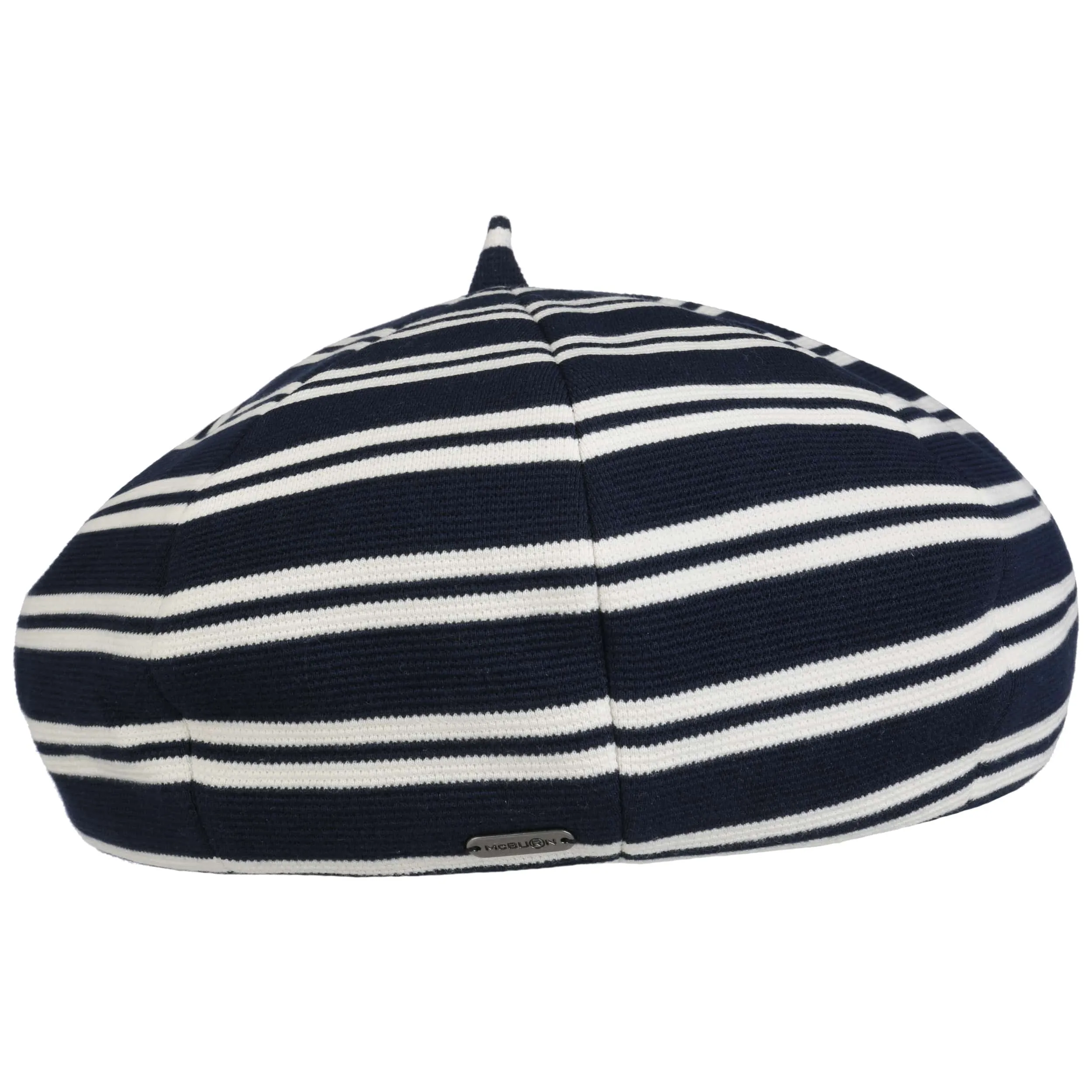 Béret Twotone Stripes by McBURN --> Chapeaux, casquettes & bonnets en ligne ▷ Chapeaushop