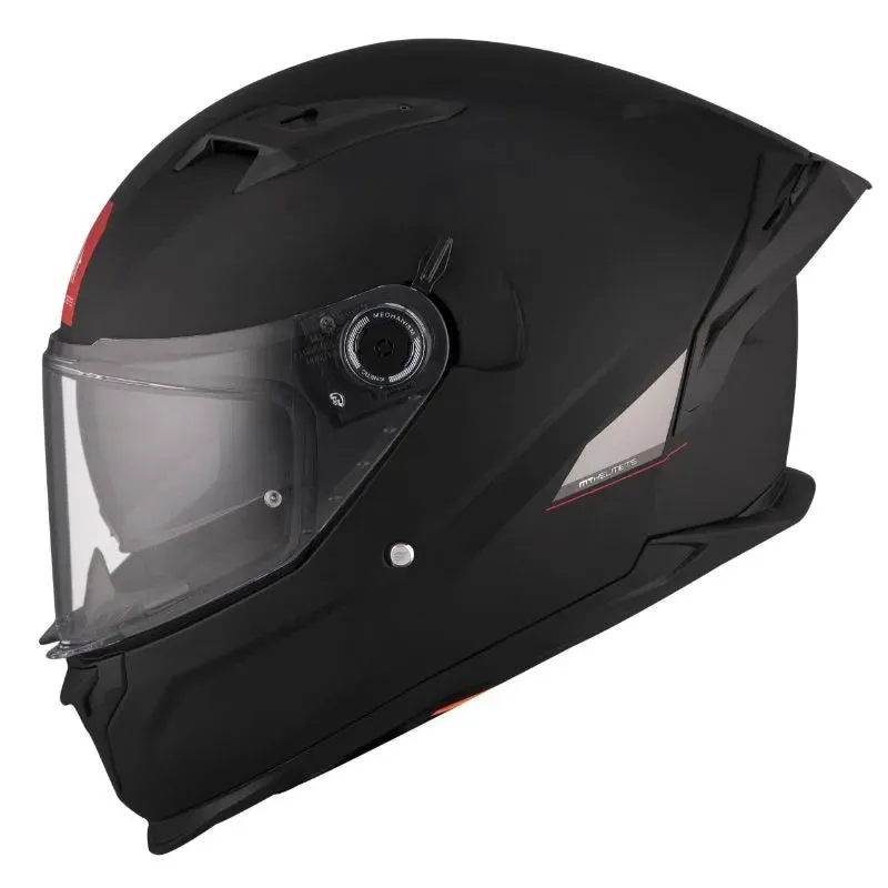 Casque moto integral | MT BRAKER SV A12 |  Noir MAT