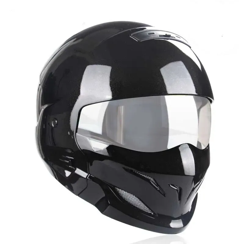 Casque Moto Predator avec Poignées Amovibles Polyvalentes