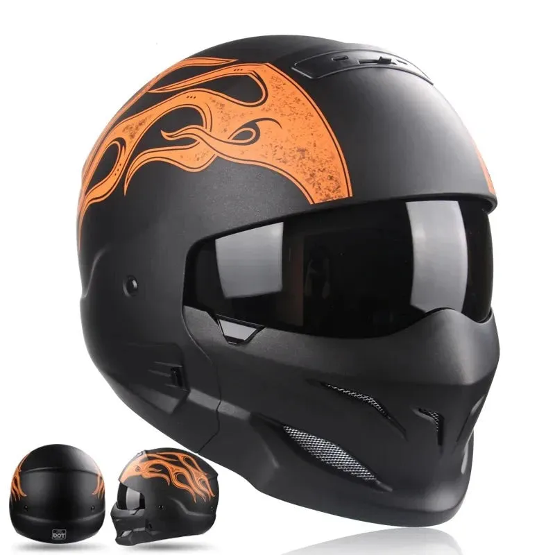 Casque Moto Predator avec Poignées Amovibles Polyvalentes