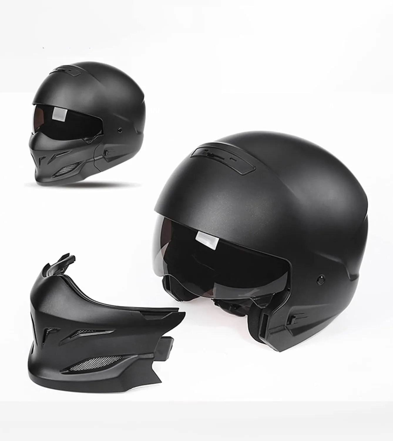 Casque Moto Predator avec Poignées Amovibles Polyvalentes