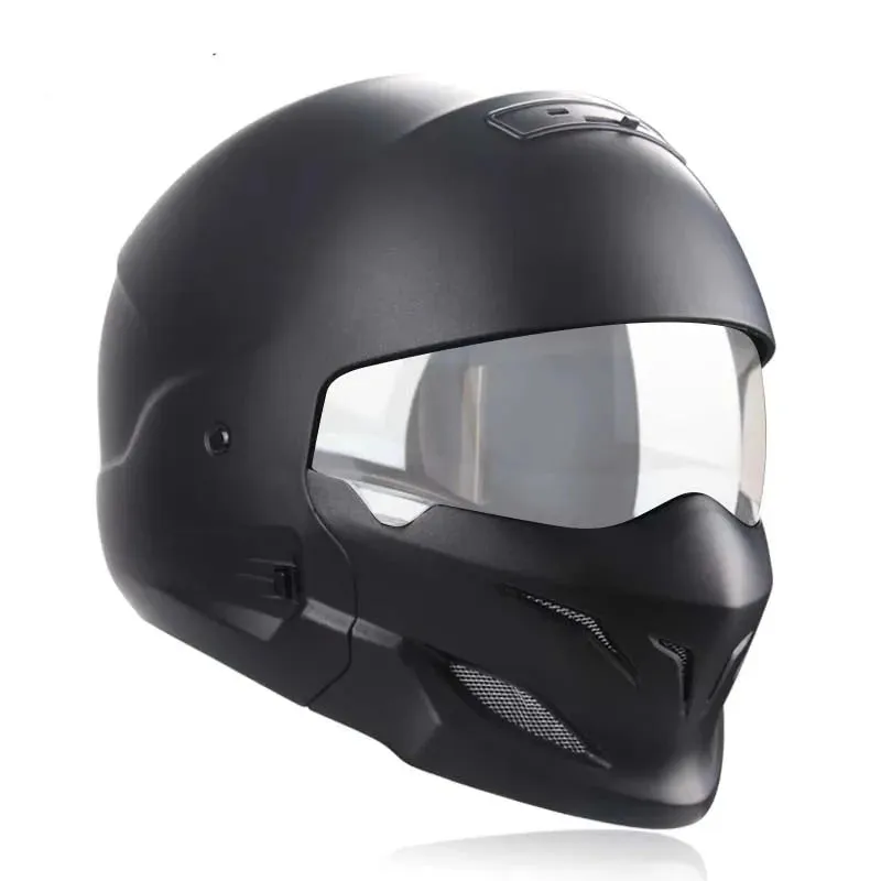 Casque Moto Predator avec Poignées Amovibles Polyvalentes