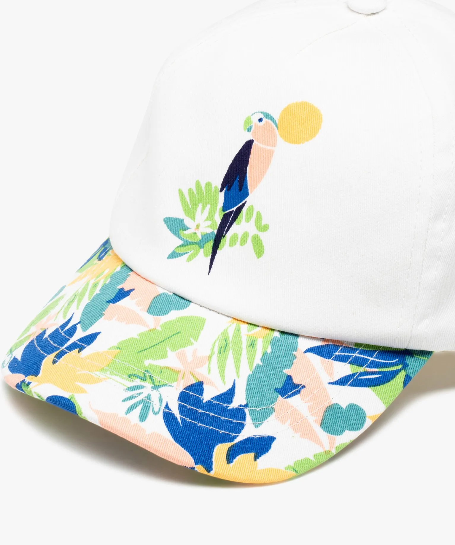 casquette fille imprime tropical rose chine chapeaux et bonnets