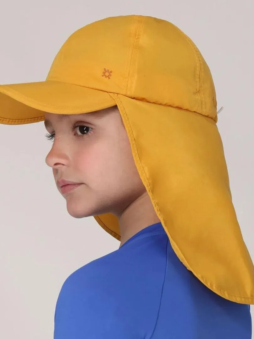 Casquette Legionario Teens Amarelo Queimado Upf50+ / UV Line - Jaune