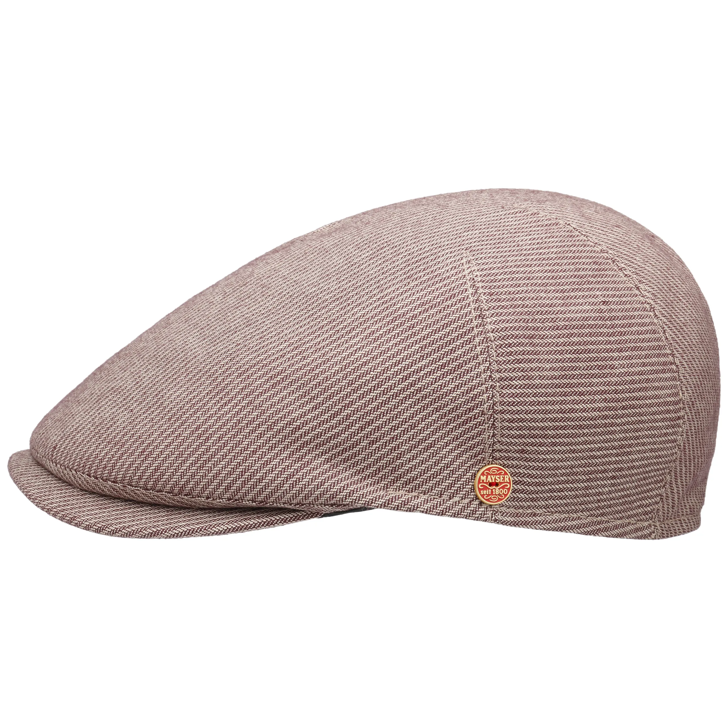 Casquette Simon Stripes by Mayser --> Chapeaux, casquettes & bonnets en ligne ▷ Chapeaushop