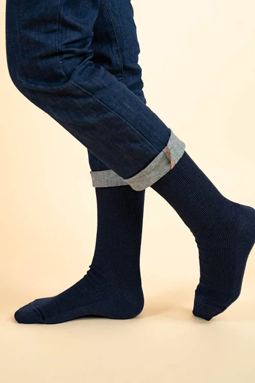 Chaussettes laine mérinos et soie santé