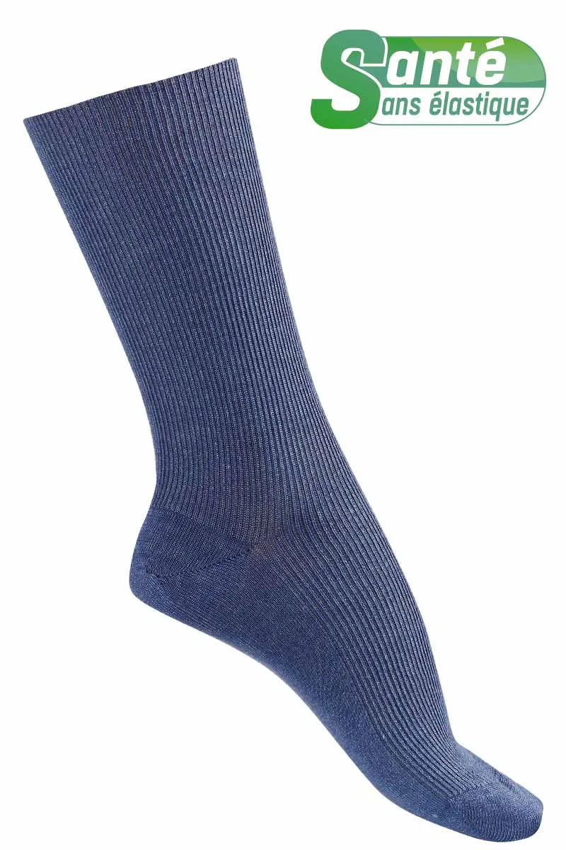 Chaussettes laine mérinos et soie santé