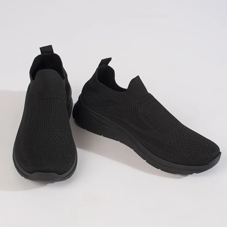 Chaussures de fitness noires pour femmes le noir