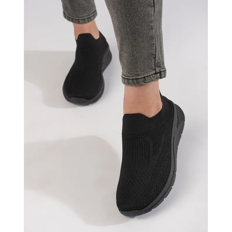 Chaussures de fitness noires pour femmes le noir