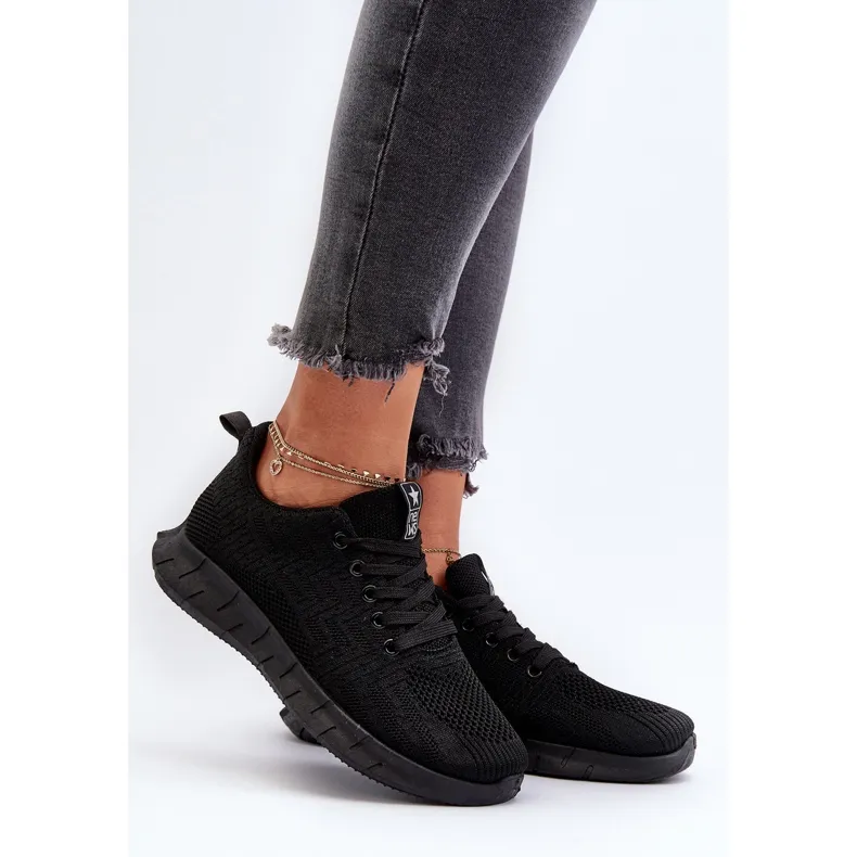 Chaussures de sport en tissu Kehope noires pour femmes le noir