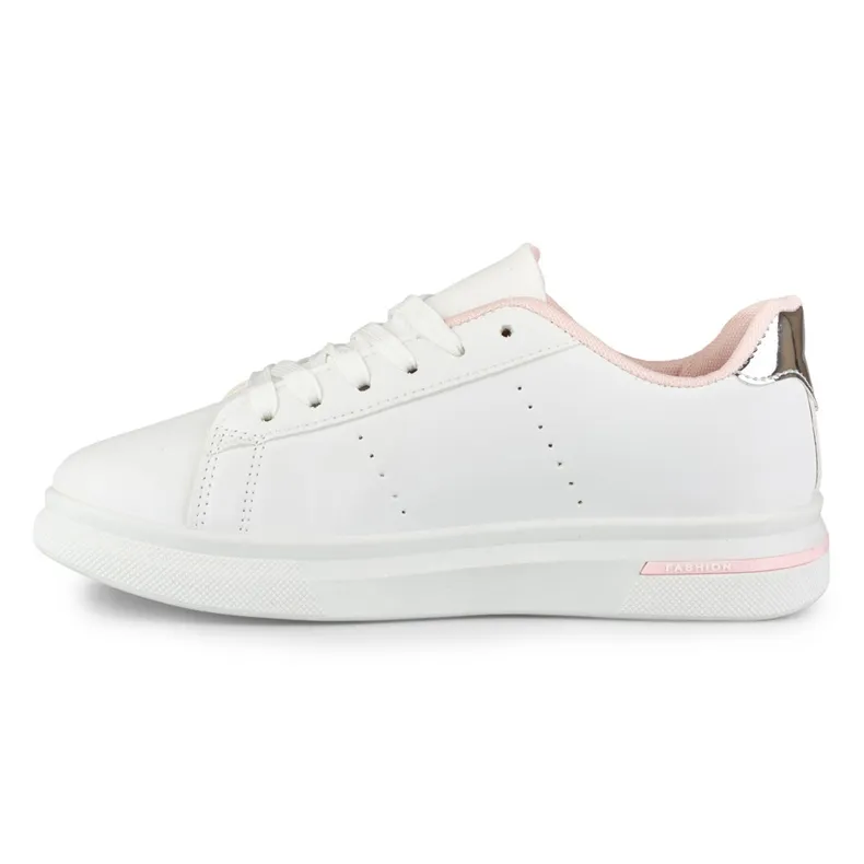 Chaussures de sport lumineuses pour femmes blanche