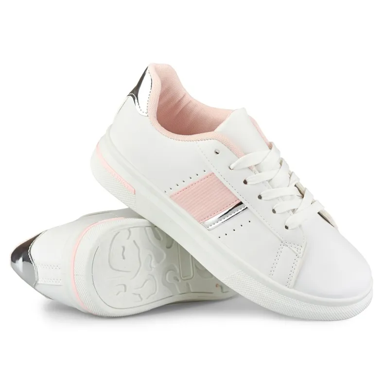 Chaussures de sport lumineuses pour femmes blanche