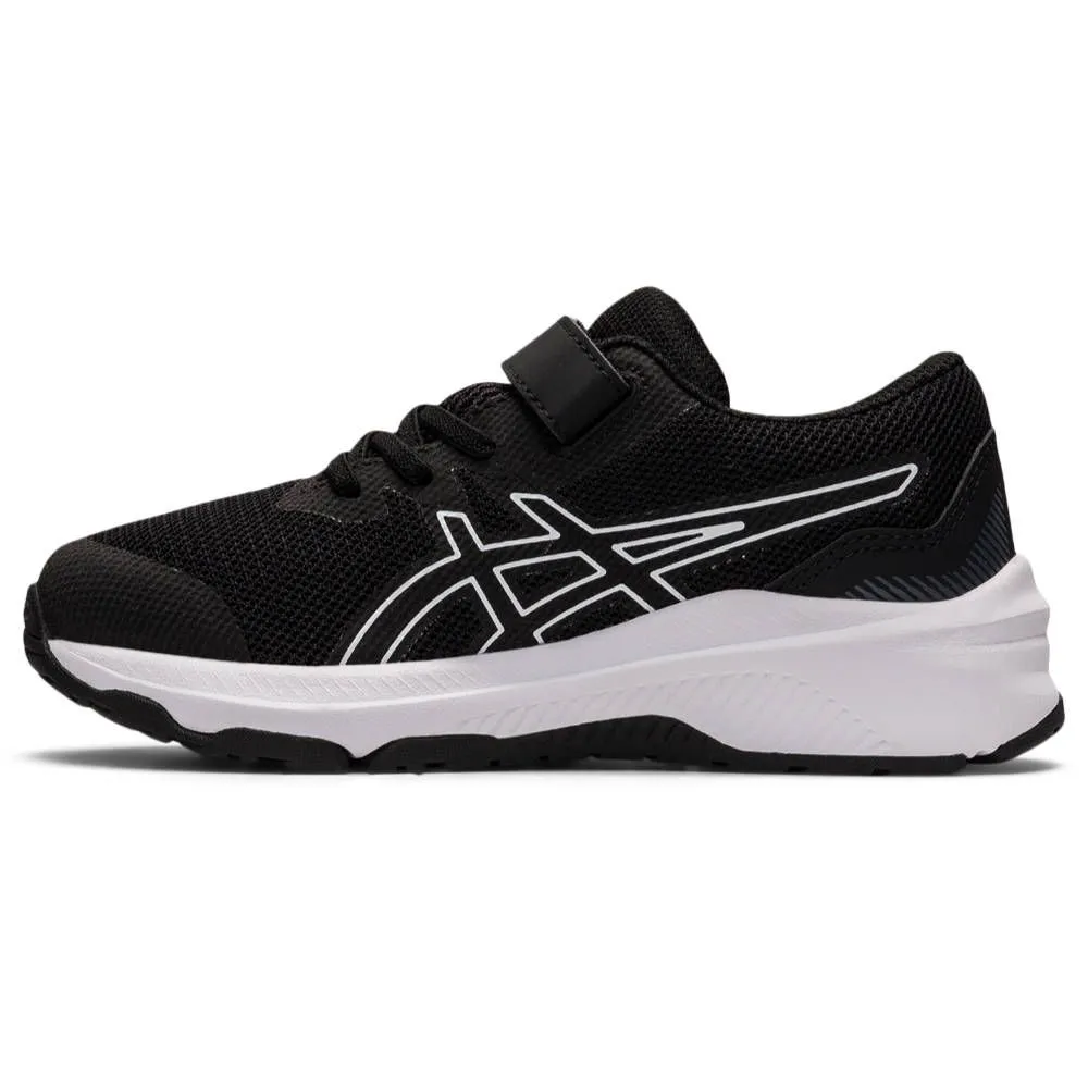 Chaussures running Asics Gt-1000 Ps Junior Noire et Blanche Mixte |1014A238-001