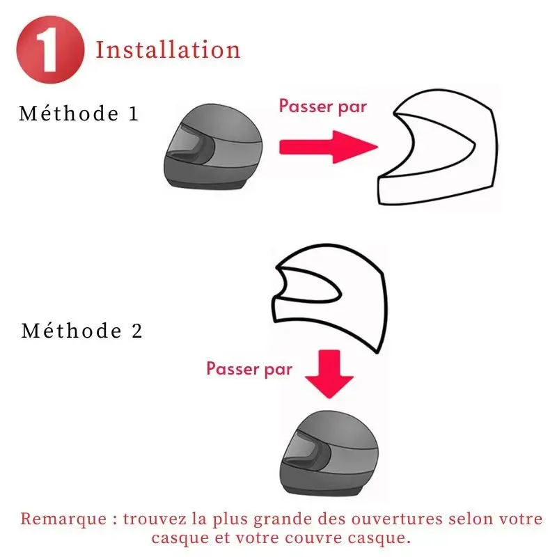 Couvre casque moto - Gobelin