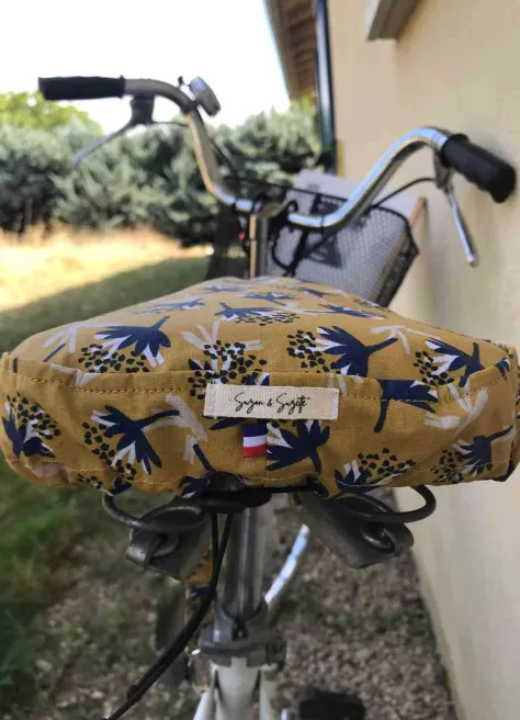 Couvre-selle made in France - Suzon Suzette | JE SUIS À VÉLO