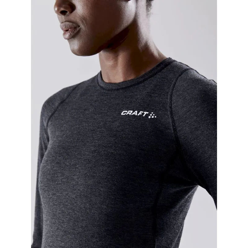 Craft Core Wool Merino LS Tee - T-shirt en laine mérinos femme | Hardloop